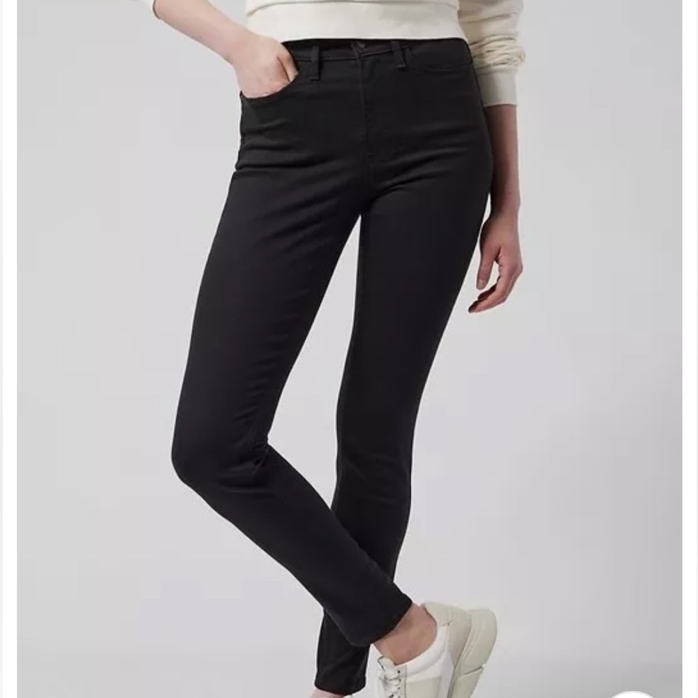 Athleta flex ultra skinny jean in black size 2 petite